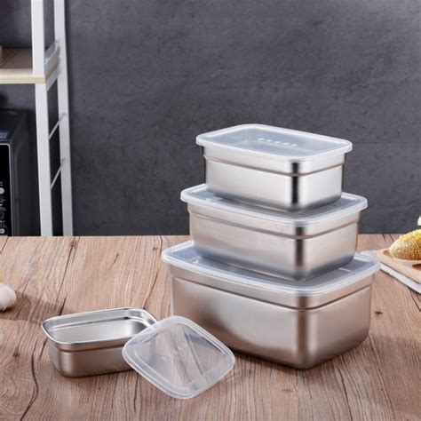 steel kitchen box|stainless steel snack containers.